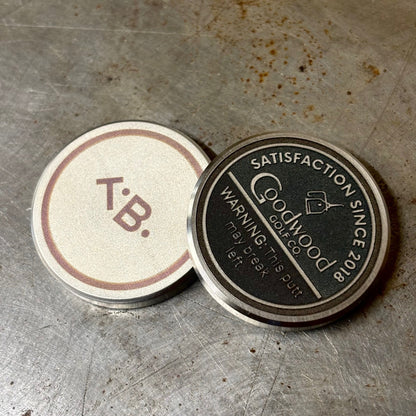 Personalized Tobacco Tin ball marker image 2